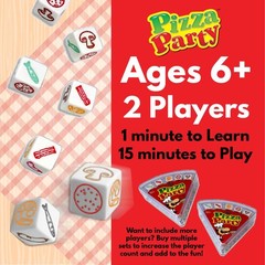 , Pizza Party Dice Game, Dice Game for and Families, Ages 6+