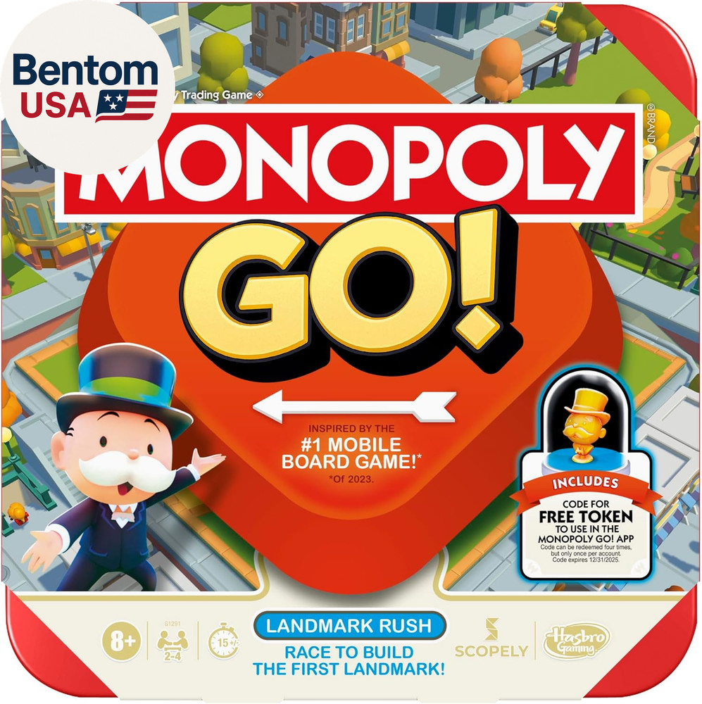 Monopoly GO! Board Game | Inspired by the Popular Mobile Board Game | Ages 8+ |