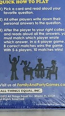 LOADED QUESTIONS JUNIOR GAME, Ages 6+, 4-6 Players New, Sealed Never Opened.