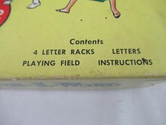 Vintage Anagrams Win-A-Word Board Game by Whitman Incomplete Parts