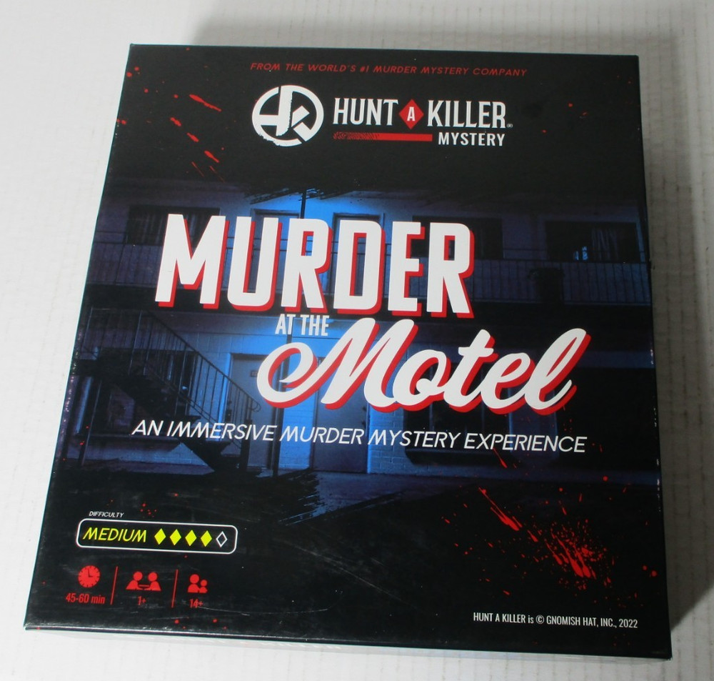 Hunt A Killer Murder at The Motel, Immersive Mystery Game COMPLETE