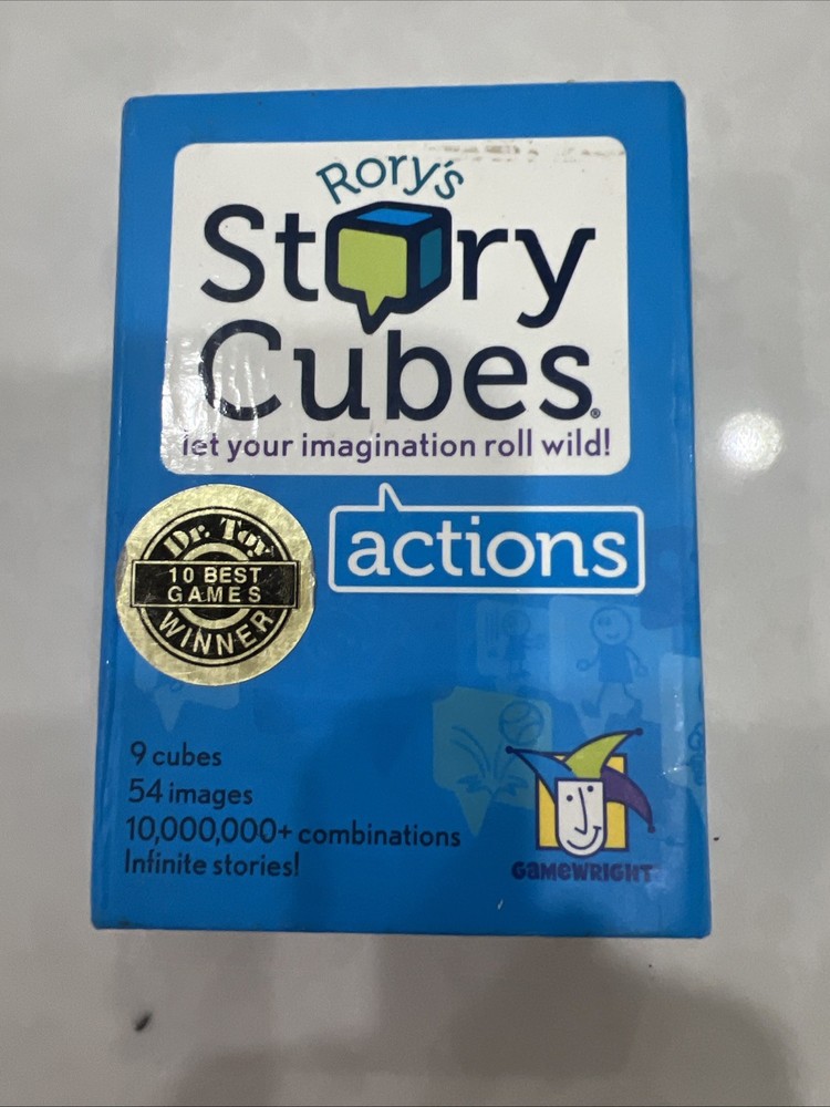 Rory’s Story Cubes Actions – Let Your Imagination Roll Wild – 9 Cubes 54 Images