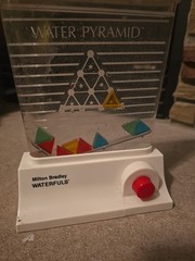 Vintage TOMY Waterful Ring Toss Game Water Pyramid