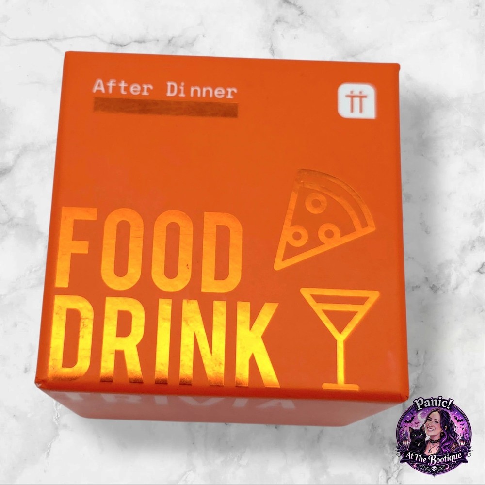 Food Drink Trivia Card Game Adult 120 Questions Educational Party Entertainment