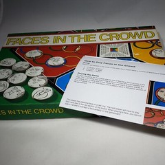 Faces in the Crowd Board Game Piatnik Made in Austria 1987 VTG Complete