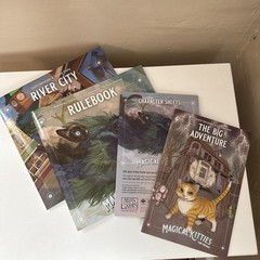 Magical Kitties Save the Day Atlas Games Complete Roleplaying Game Set Dice Maps