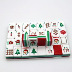 160 Christmas-themed American Mahjong set 4-layer acrylic American Mahjong tiles