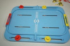 Vintage 1970 Ideal Toy Corp. Sure Shot Hockey Table Top Marble Game
