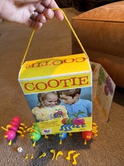Vintage 1972 /1986 Cootie Bug Board Game With Box Schaper Mfg Co.