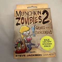 MUNCHKIN ZOMBIES 2 ‘Armed & Dangerous’ Expansion 1st Edition 2011 Steve Jackson