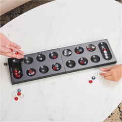Spin Master Games, Legacy Deluxe Mancala, Classic Game with Folding Wooden Board