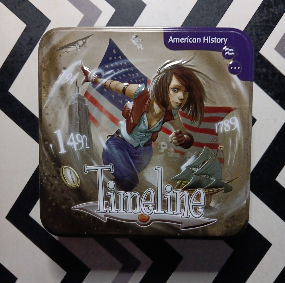 Timeline American History Card Game Asmodee 110 Cards