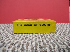 1949 Vintage Cootie Game Box Is 6×9 Inches Missing 1 Leg Green Heads EX