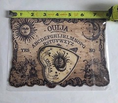 Vintage Style Wooden Ouija Board w/Planchette 7″ SMALL Spirit Board Halloween