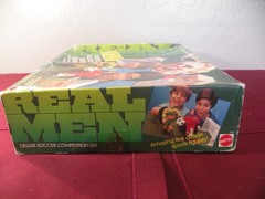 Real Men Deluxe Soccer Competition Set Mattel 1986 Vintage Toy Complete With Box
