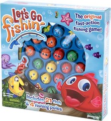Let’s Go Fishin’ Game by Pressman – The Original Fast-Action Fishing Game!