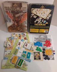 1985 TALISMAN Board Game 2nd edition Games Workshop magical quest w/copy rules