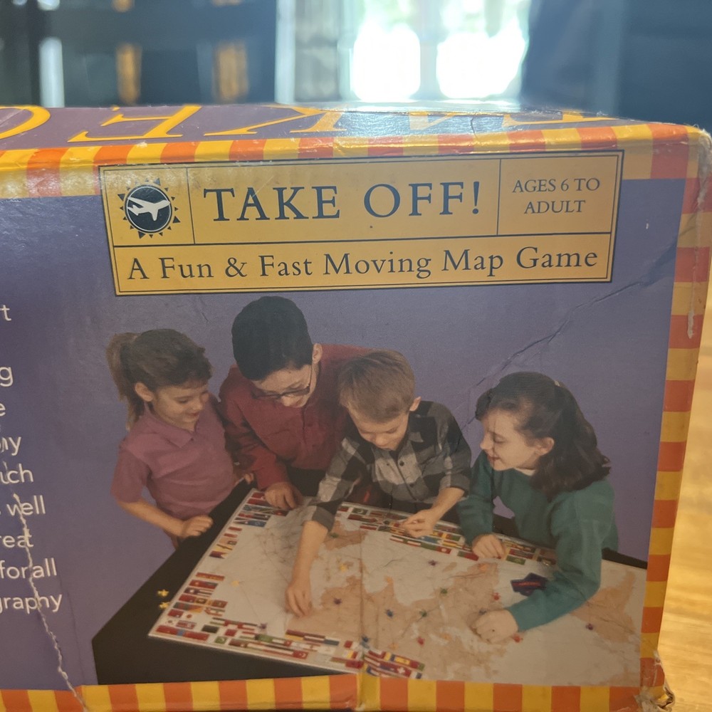 VINTAGE Take Off! Resource Games 2002 Kids Learning Geography 100% Complete