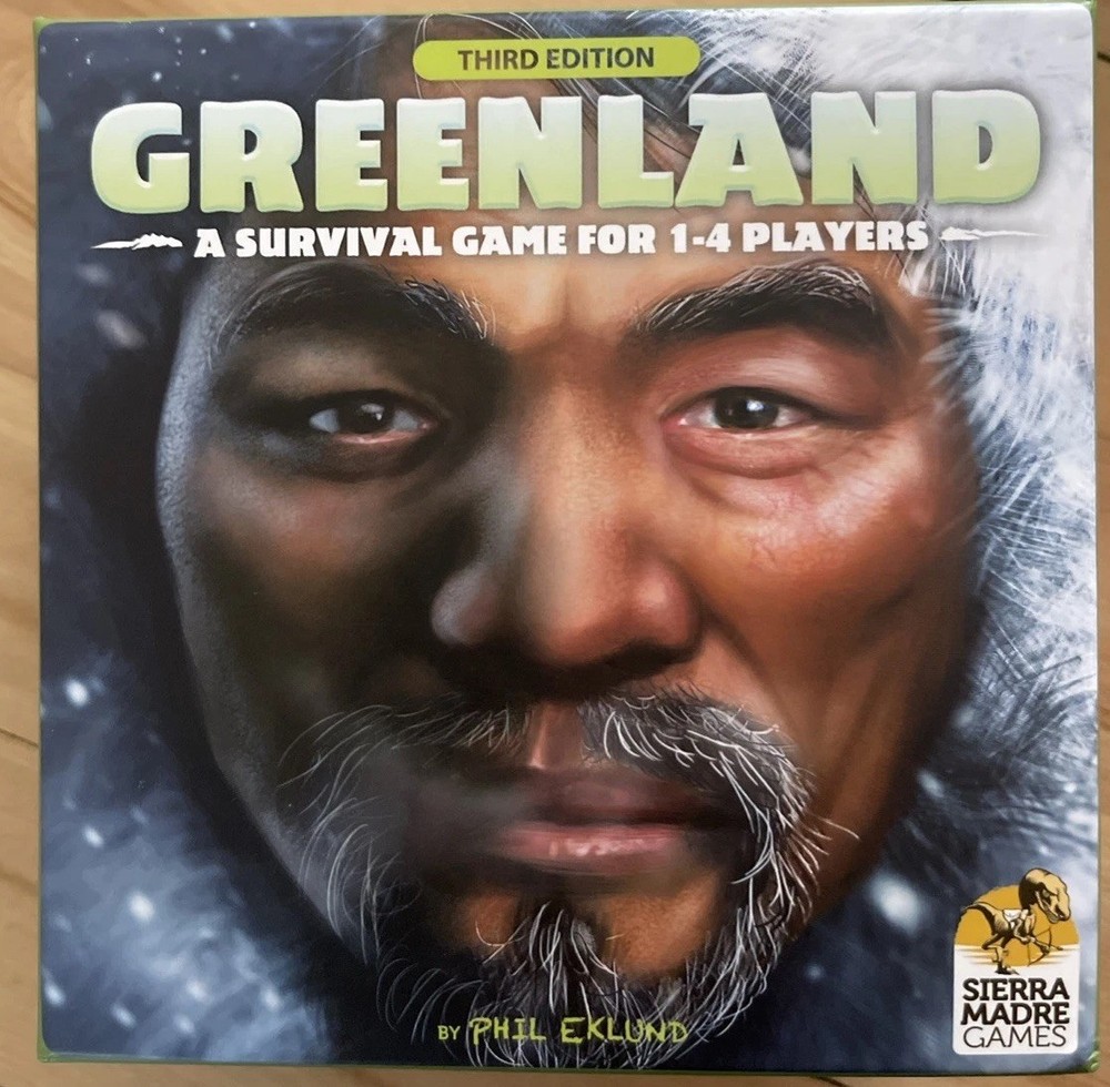 Greenland A Survival Game For 1-4 Players. 3rd Edition. Used.Ages12+;Players1-4