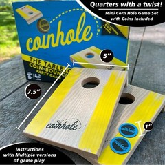 Hasbro Coinhole The Table Top Coin Bouncing Party Game Cornhole(2017) NEW SEALED