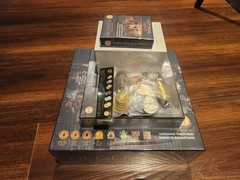 Hegemony + Crisis & Control Historical Events – Promo-Metal Coins – Sleeves +