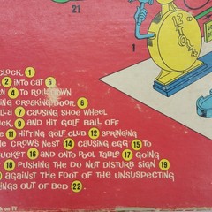 vintage 1964 Crazy Clock Game Ideal “99%” complete!