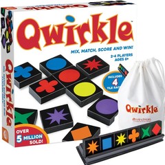 Qwirkle Strategy Game Multicolor Tabletop Family Game For All Ages