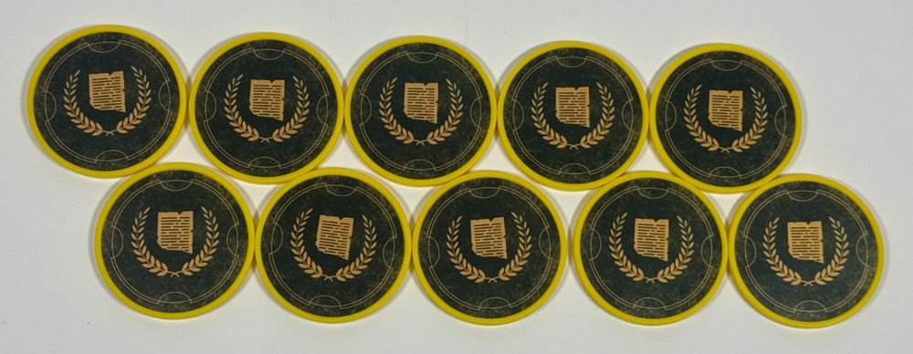 Hoplomachus Victorum Board Game Opportunity Chips Set of 10 COMPLETE Chip Theory