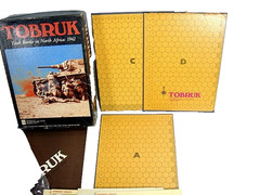 Tobruk AH Avalon Hill Bookcase Game 1975 Punched