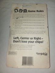 George & Co. LCR Game Left Center Right Dice Family Game New