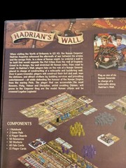 Hadrian’s Wall Board Game Garphill Games Complete Opened But Not Played