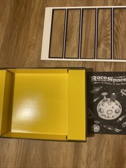 Ravensburger Race Through Space Board Game Incomplete Missing Rockets & Die