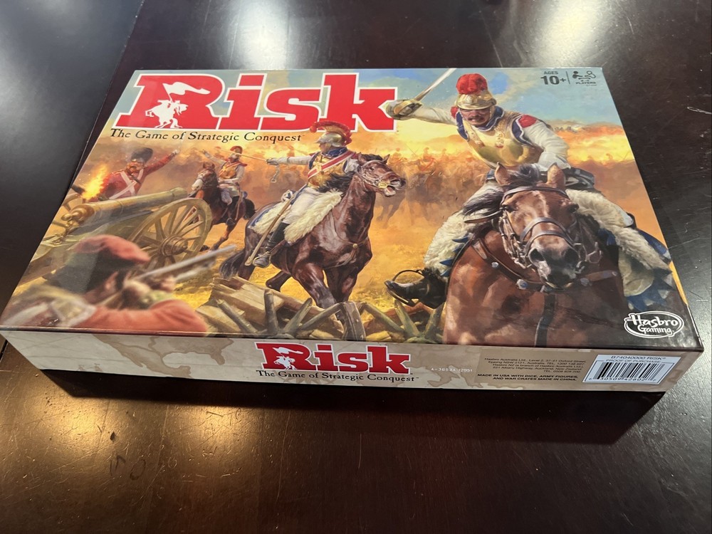 Risk Board Game 2015 Version Hasbro Gaming COMPLETE Game Of Strategic Conquest