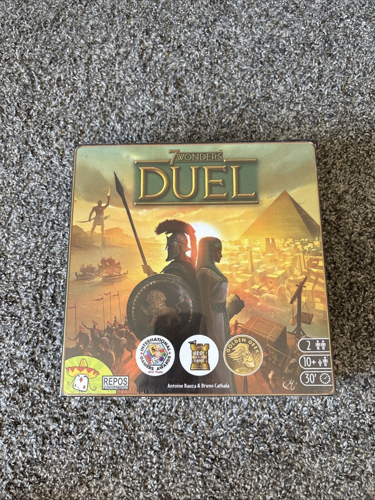 7 Wonders: Duel Repos Production Board Game NEW SEALED UNOPENED SHRINKWRAPPED