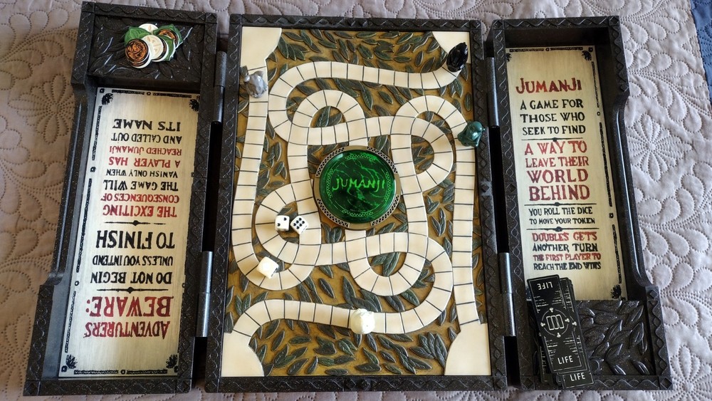The Noble Collection Jumanji Board Game Collector Replica