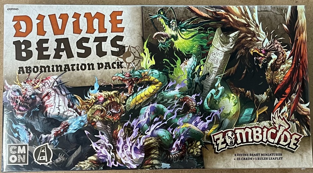 Divine Beasts Abomination Pack for Zombicide Fantasy Line (White Death etc)