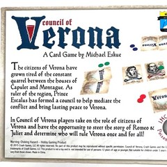 Romeo & Juliet Council Of Verona Card Game Michael Eskue Second Edition TableTop