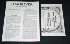 EON Productions 1979 – DARKOVER – The Ages of Chaos game (P / UNP) rare