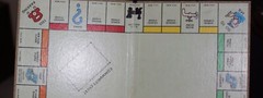 1930’s Monopoly Game Wood Hotels Metal Pieces/Prop. & chance cards/money/board