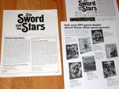 SPI 1981 The Sword and the Stars – Science Fiction Game Galactic Empire Building