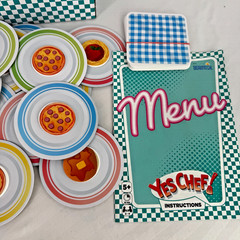 YES CHEF! Board Game Fast-Paced Matching Game w/ Bell 100% Complete Briarpatch