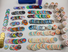 Vintage Mixed Lot of Pogs Milk Caps From the 90s