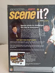 Mattel Scene It Powered By ESPN Family Party DVD Game Sports Video Clips Trivia