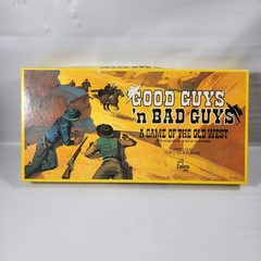 Cadaco Good Guys ’n Bad Guys A Game of the Old West Board Game 1973 #370 Vtg