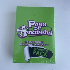 NEW SEALED Puns of Anarchy – The Outrageous Pun-Making Game Expansion pack