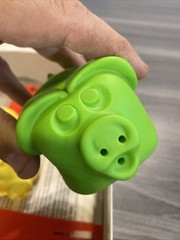 Vintage 1986 Milton Bradley PIG PONG Tabletop Game Complete