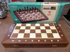 Wegiel Handmade European Professional Tournament Chess Set With Wood Case