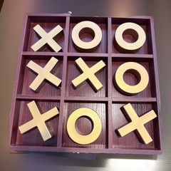 Jumbo Tic-Tac-Toe Wood/Metal 14” 2017 MerchSource
