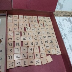 Selchow & Righter 1976 Vintage Scrabble Crossword Game Complete in Box