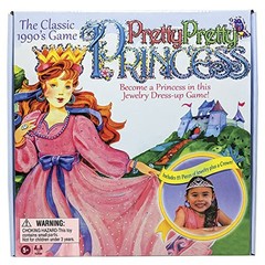 Winning Moves Pretty Pretty Princess 1990s Jewelry Dress-Up Game 2-4 Players